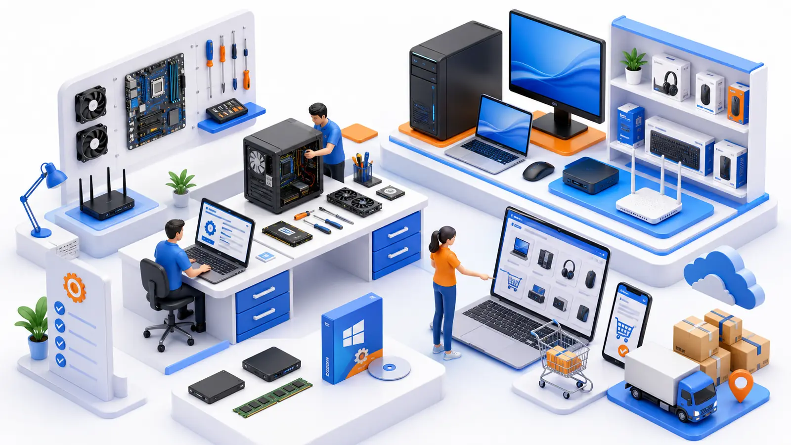 Hardware y soporte Windows servicio técnico hardware Windows ESAMSoft