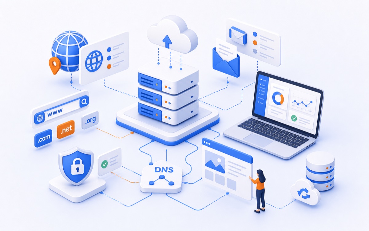 Hosting, dominios y correos - proyectos ESAMSoft